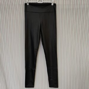 SAKKAS Shiny Liquid Wet Metallic Look Stretch Leggings Medium
